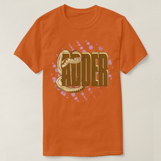 Adder viper snake T-Shirt (Design Front)