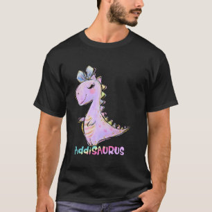 Addi Name Shirt Girl Dinosaur Birthday Addison Add