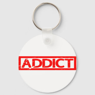 Addict Stamp Key Ring