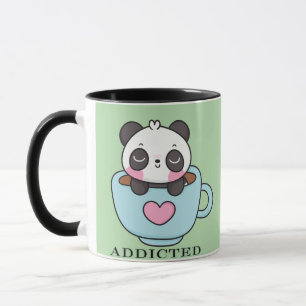 Addicted baby panda mug