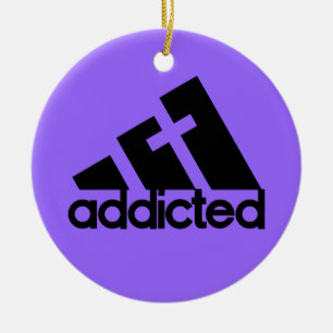 Addicted Black Ceramic Tree Decoration