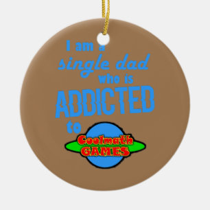 addicted to Cool Math Games Ceramic Tree Decoration