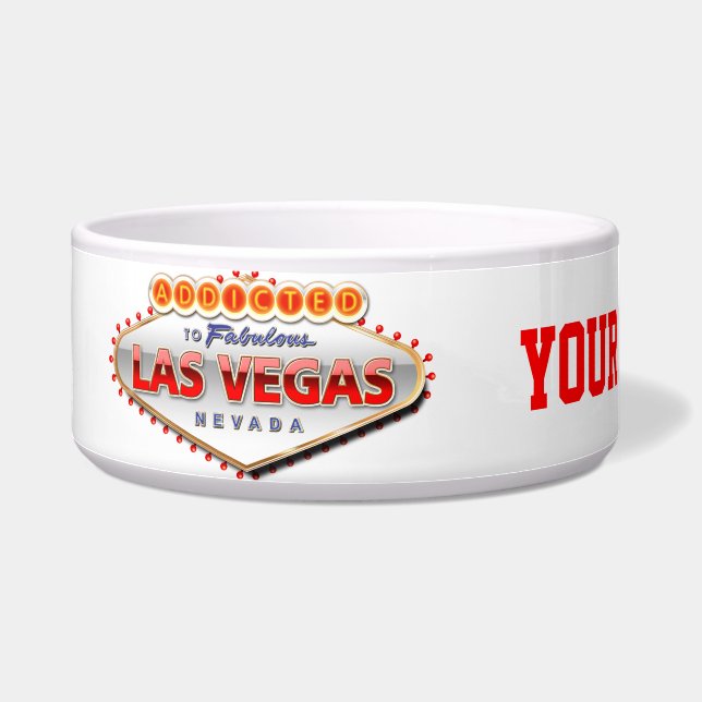 Addicted to Las Vegas, Nevada Funny Sign (Left)