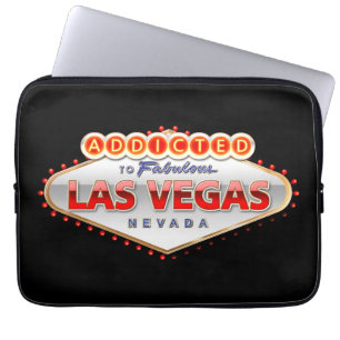 Addicted to Las Vegas, Nevada Funny Sign Laptop Sleeve
