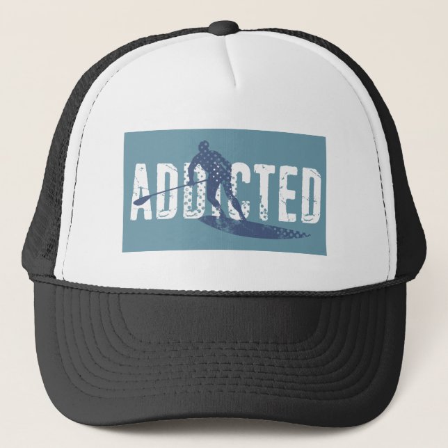 Addicted To Stand Up Paddling Trucker Hat (Front)