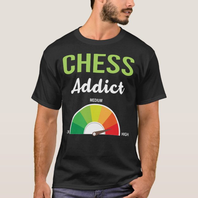 Addiction Chess T-Shirt (Front)