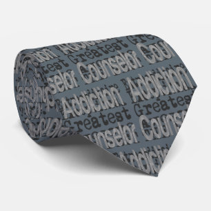 Addiction Counselor Extraordinaire Tie