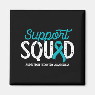 Addiction Recovery Awareness Support Team Warrior Magnet