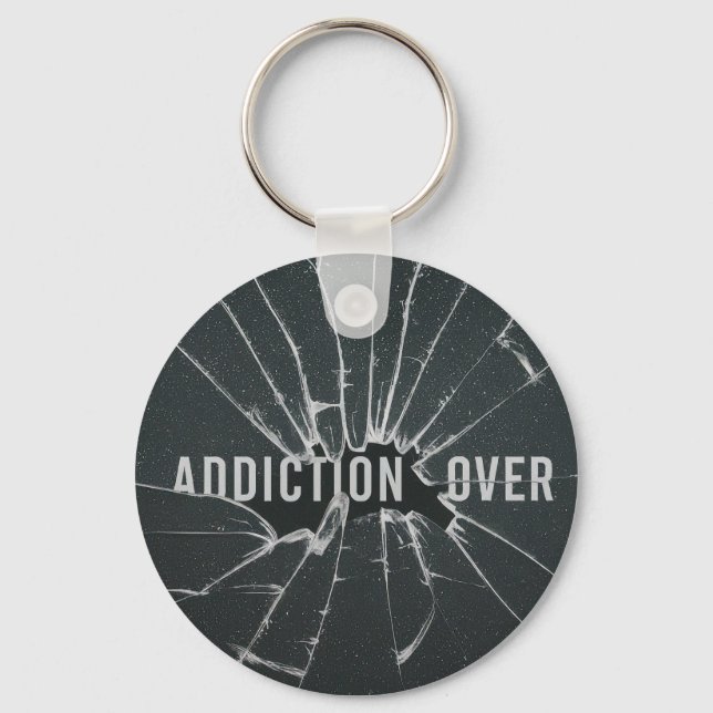 Addictionover Key Ring (Front)