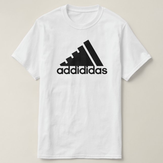 Addididas (white) T-Shirt (Design Front)
