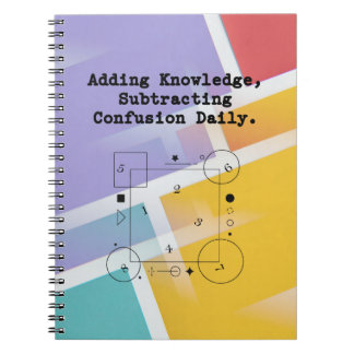 Adding Knowledge Math | Subtracting Confusion Notebook