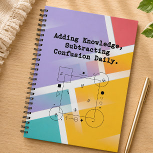 Adding Knowledge Math Subtracting Confusion Notebook