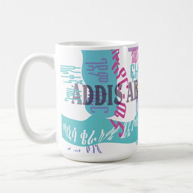Addis Ababa Sefer Coffee Mug (Left)