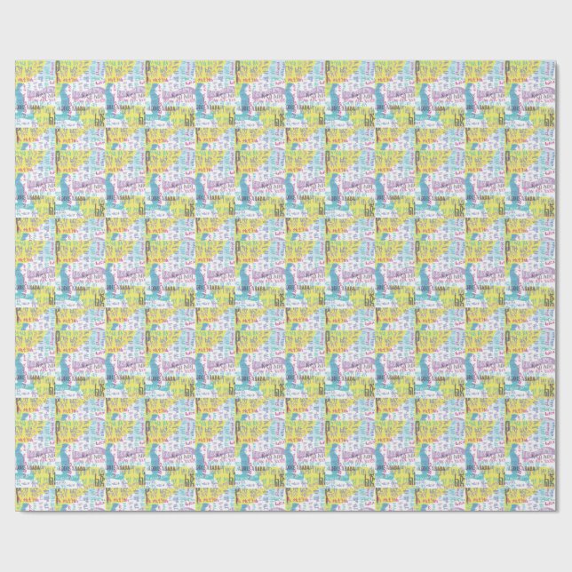Addis Ababa Sefer Wrapping Paper (Flat)