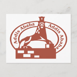 Addis Ababa Stamp Postcard