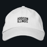 ADDISON Illinois Hat<br><div class="desc">Be Proud of your hometown</div>