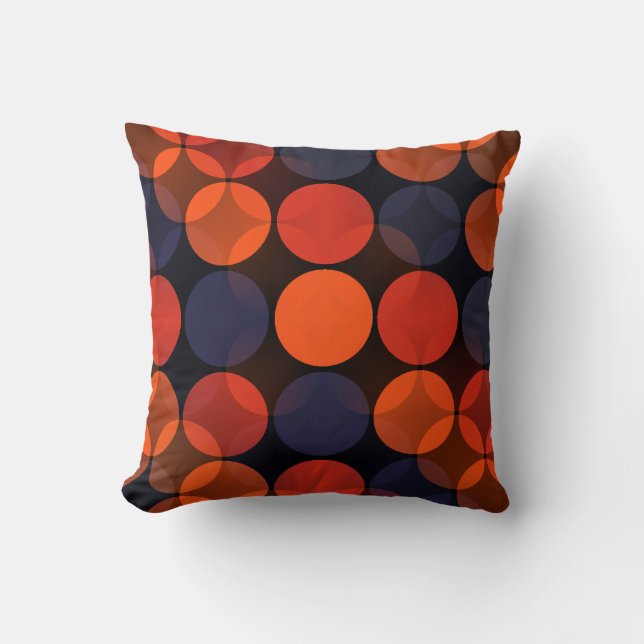Addison Intersecting Polka Dots Cushion (Front)