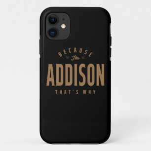 Addison Name Personalized Birthday Name Addison  Case-Mate iPhone Case