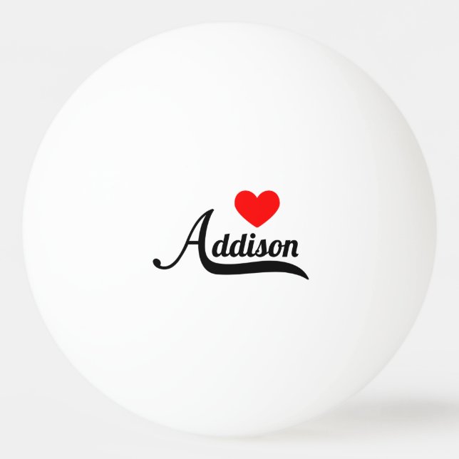 Addison Ping Pong Ball (Front)