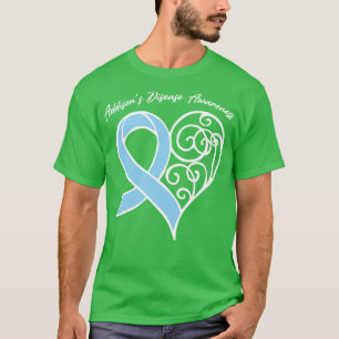 Addisons Disease Awareness Heart Ribbon Gift Valen T-Shirt