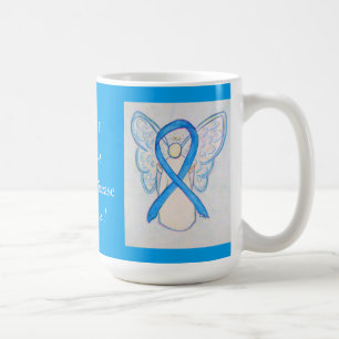 Addison's Disease Awareness Ribbon Angel Mug