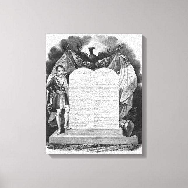 Additional act of 22nd April 1815 Canvas Print (Front)