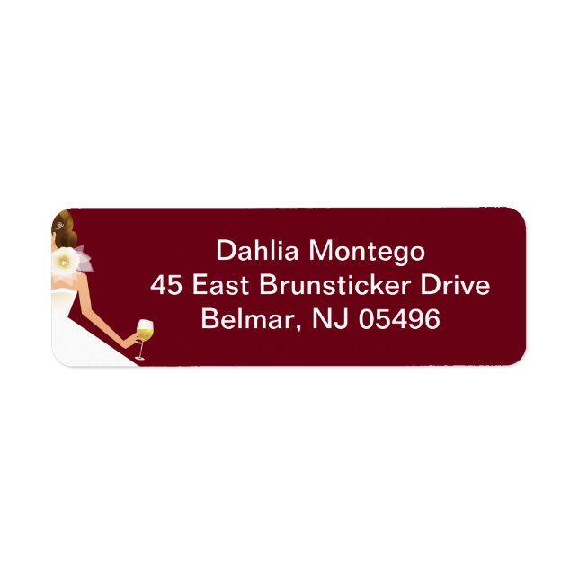 Address label (Front)