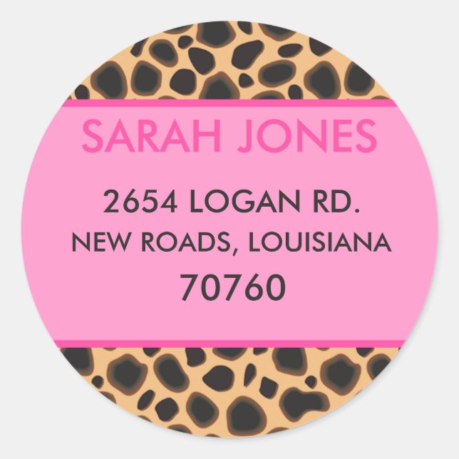 Address Label (Front)