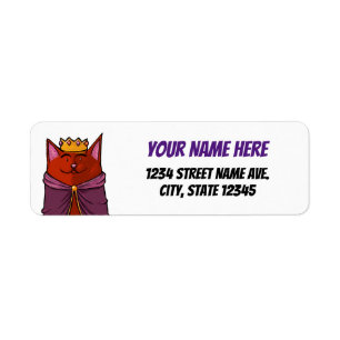 Address Label, Customise the name and image