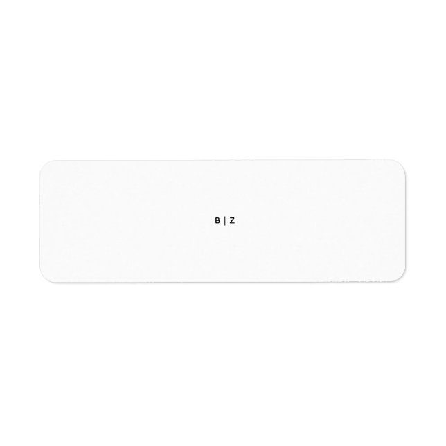 Address Labels (Front)