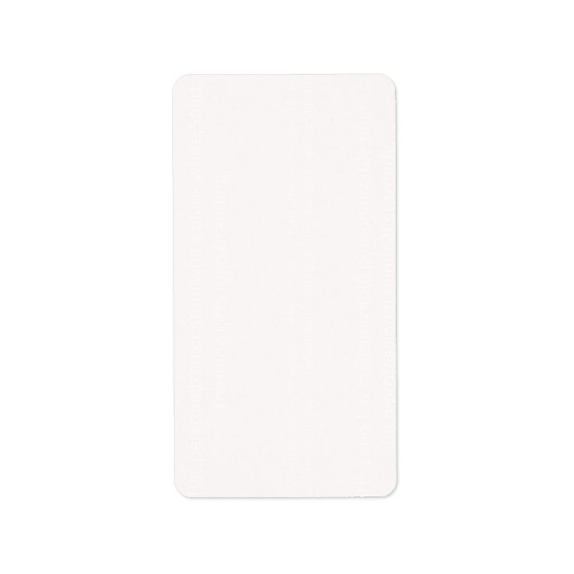 Address Labels (Front)