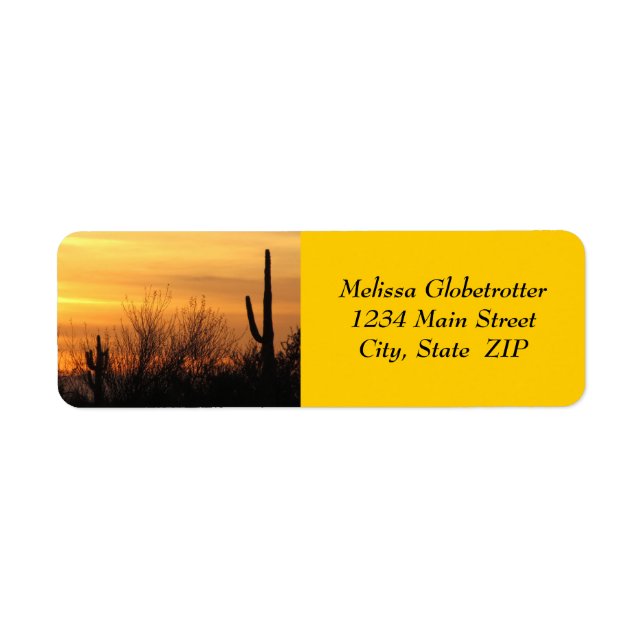 Address Labels--Arizona Sunset-3 (Front)