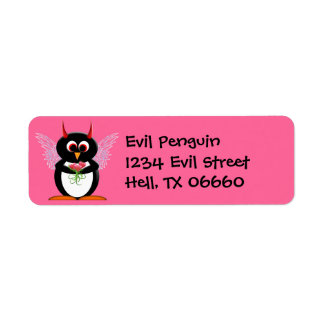 Address Labels - Evil Penguin