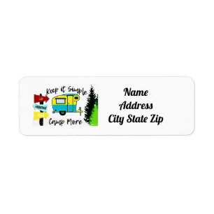 ADDRESS LABELS FOR THE "CAMPER"