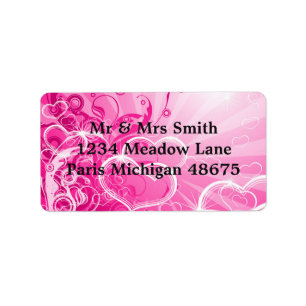 Address Labels/Hearts Label