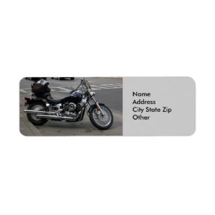 Address Labels Motorcycle