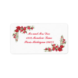 Address Labels/Roses Label