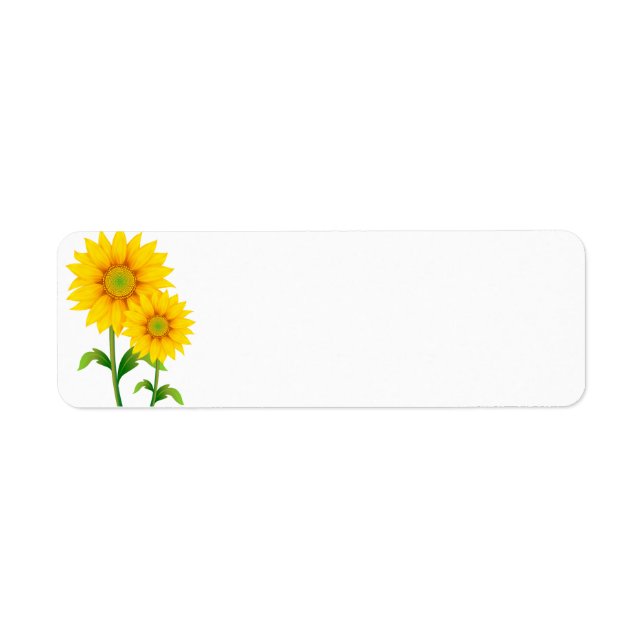 Address Labels-Sunflowers (Front)