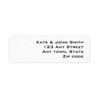 Address labels templates