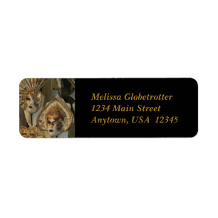 Address Labels--Venetian Masks