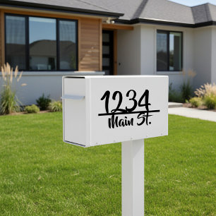 Address mailbox sticker