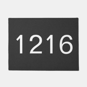 Address Numbers House  Doormat