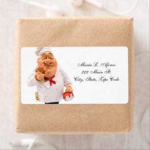 Address Return Labels Bakery Ice Cream Chef