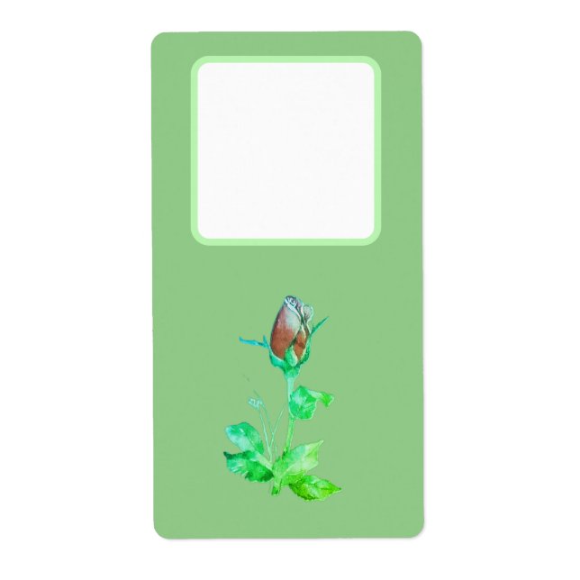  Address shipping labels flower style design (Front)