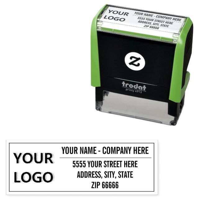 Address Stamp Example Your Own Design (In Situ)