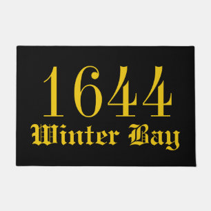 Address Welcome Door Mat