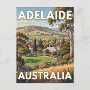 Adelaide Australia Green Park Landscape Postcard