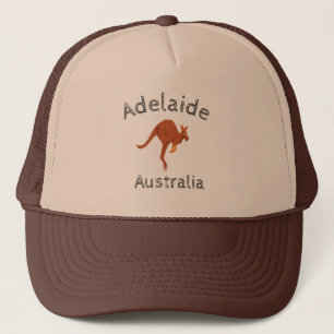 Adelaide Australia Kangaroo Trucker Hat