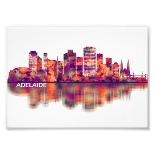 Adelaide Australia Skyline Photo Print