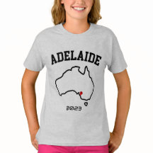 Adelaide City  Map Customized Year